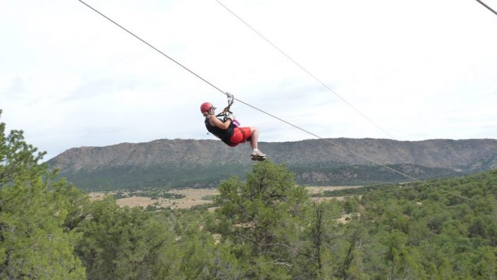 Ziplining